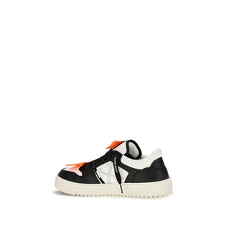 Multicolor Calf Leather Bos Taurus Low Top Sneakers