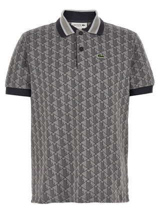 Gray Polyester Polo Shirt
