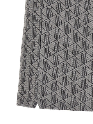 Gray Polyester Polo Shirt