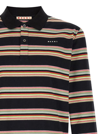 Multicolor Cotton Polo Shirt