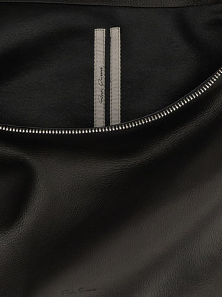 Black Calfskin Shoulder Bag
