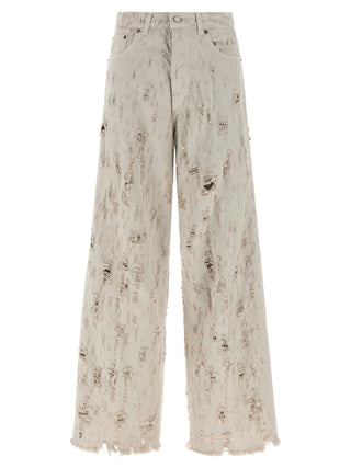 Multicolor Cotton Relaxed Fit Jeans