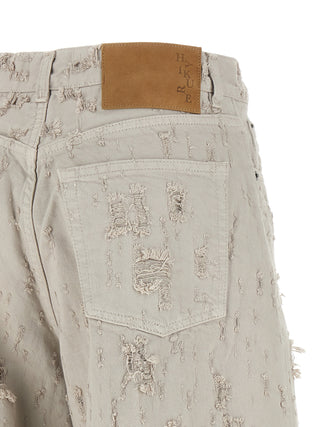 Multicolor Cotton Relaxed Fit Jeans