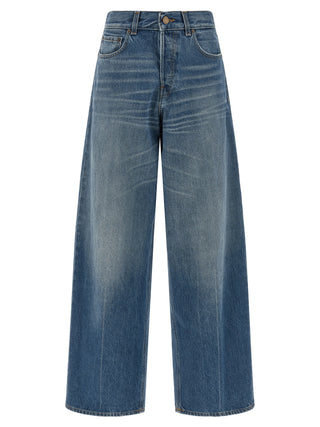 Blue Cotton Jeans Denim