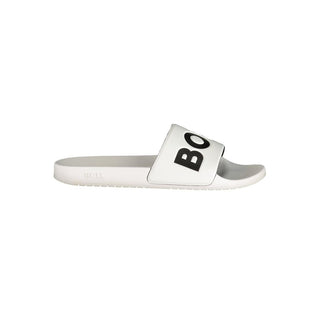 Zapatilla para hombre de poliuretano blanca