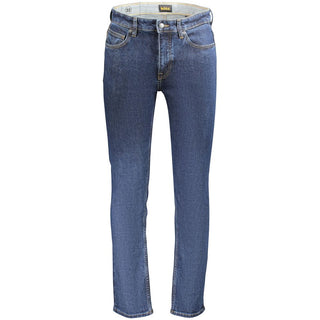 Blue Cotton Men's Jeans