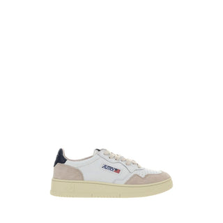 White Calf Leather Bos Taurus Athletic Sneakers