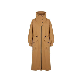 Brown Polyester Coat