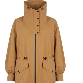 Brown Polyester Coat