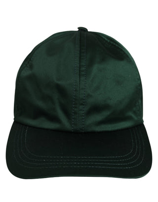 Men Deep Green Cotton Baseball Cap 6 Panels Hat