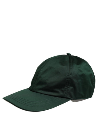 Men Deep Green Cotton Baseball Cap 6 Panels Hat