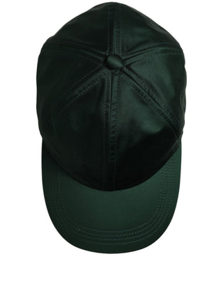 Men Deep Green Cotton Baseball Cap 6 Panels Hat