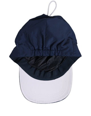 Men Navy Blue Polyester Baseball Capello Hat