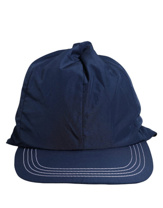 Men Navy Blue Polyester Baseball Capello Hat