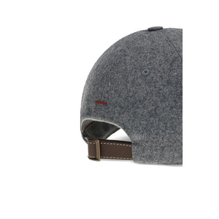 Gray Wool Oves Aries Cap (Baseball Hat)