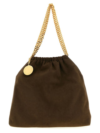 Brown Polyester Shoulder Bag
