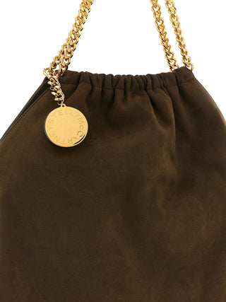Brown Polyester Shoulder Bag