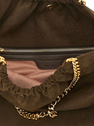 Brown Polyester Shoulder Bag