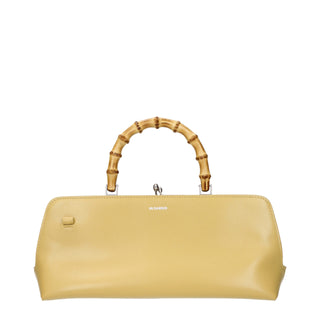Yellow Leather Crossbody Bag