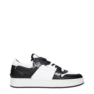 Black Leather Sneakers