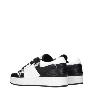 Black Leather Sneakers