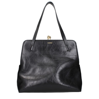 Black Leather Shoulder Bag