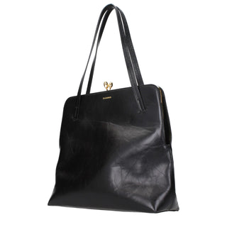 Black Leather Shoulder Bag