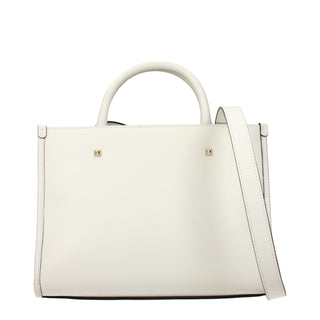 White Leather Handbag