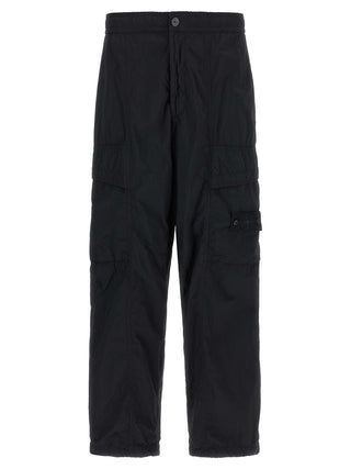 Black Polyamide Cargo Pants