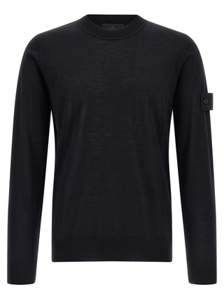 Black Virgin Wool Cardigan