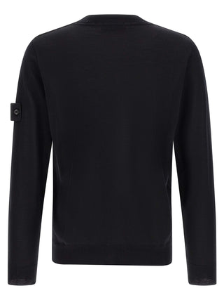Black Virgin Wool Cardigan