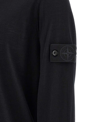 Black Virgin Wool Cardigan