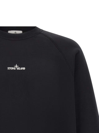 Black Cotton Sweatshirt