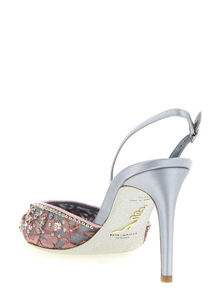 Multicolor Glass High Heel Pumps