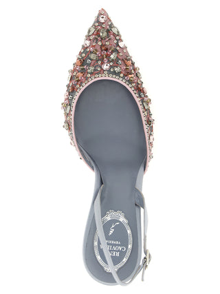 Multicolor Glass High Heel Pumps