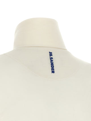 White Polyester Cardigan