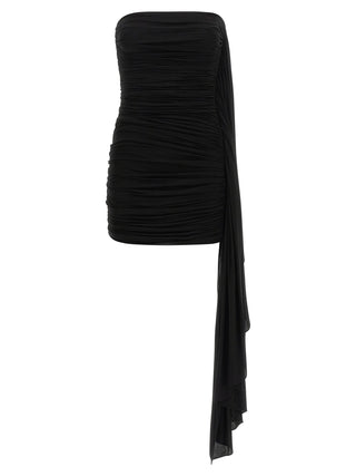 Black Copper Short Dress