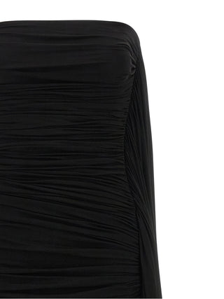 Black Copper Short Dress