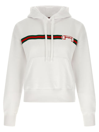 White Cotton Hoodie