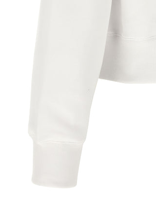 White Cotton Hoodie