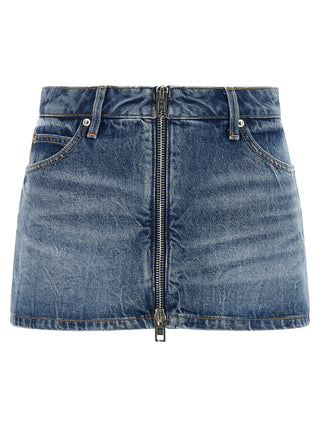 Blue Cotton Bermuda Shorts