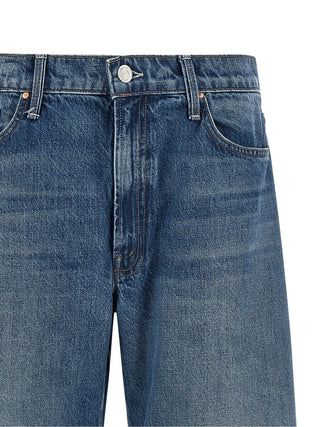 Blue Cotton Relaxed Fit Jeans