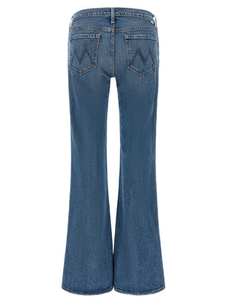 Blue Cotton Bootcut Jeans