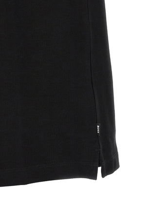 Black Cotton Polo Shirt