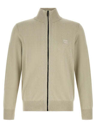 Beige Cotton Cardigan