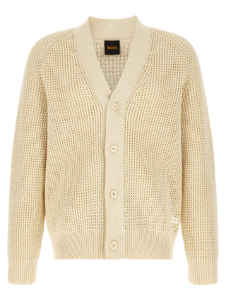Beige Cotton Cardigan