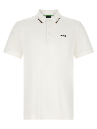 White Cotton Polo Shirt
