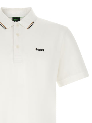 White Cotton Polo Shirt