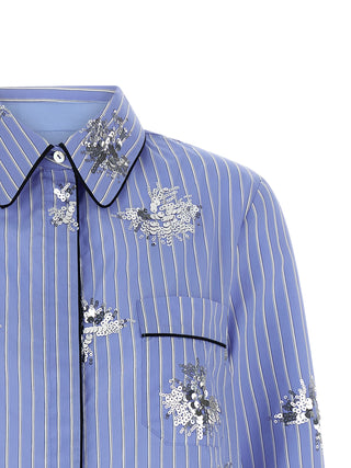 Blue Cotton Blouse