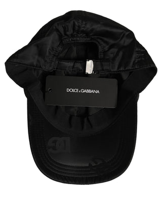 Men Black DG Monogram Baseball Capello Hat
